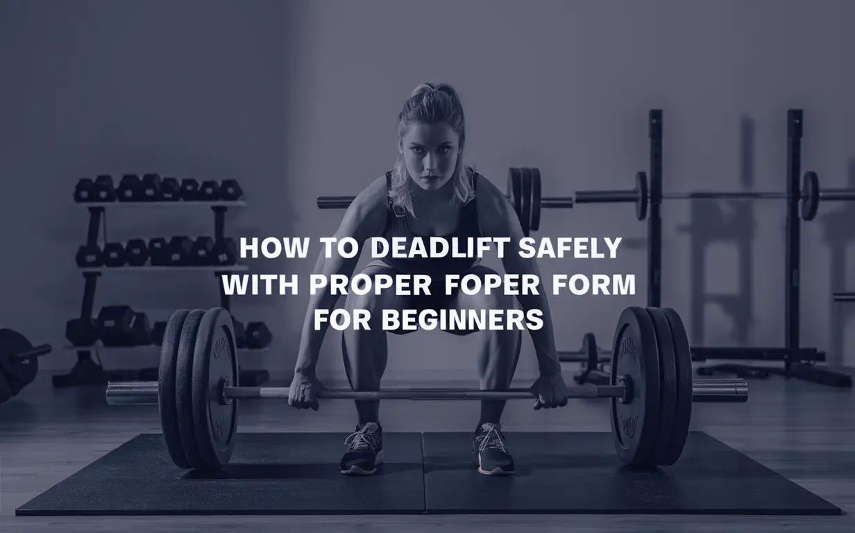 How to deadlift safely with proper form for beginners female